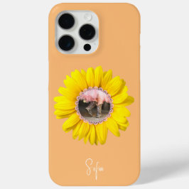 Funda Para iPhone 15 Pro Max Día de la Madre de los Boots de Girasol amarillo F