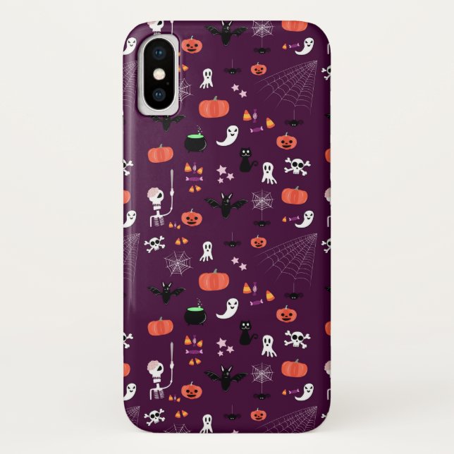Funda De Case-Mate Para iPhone Día de las Brujas (Reverso)
