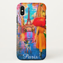 Día de las Lluvias París con la torre Eiffel chica