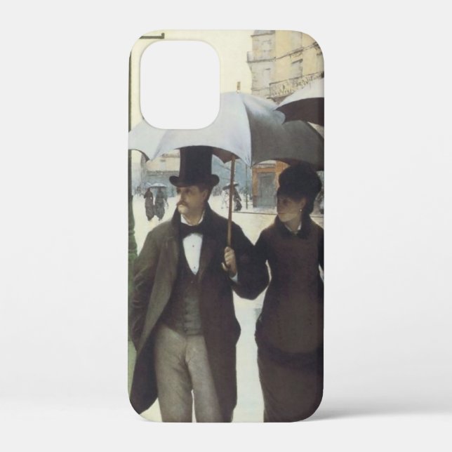 Funda De Case-Mate Para iPhone Día de lluvias en las calles de París (Reverso )