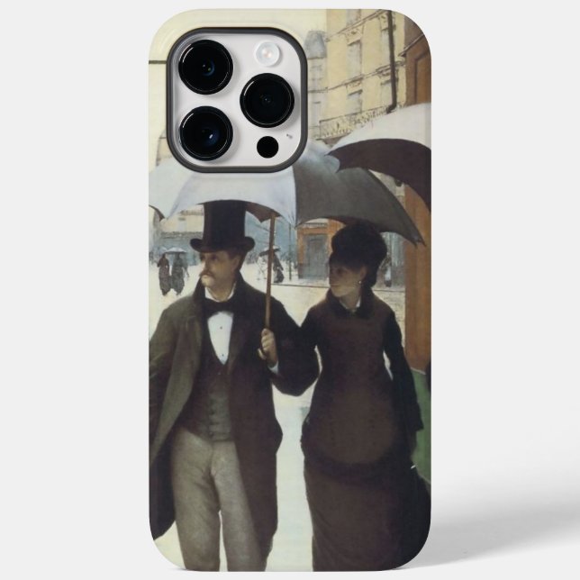 Funda De Case-Mate Para iPhone Día de lluvias en las calles de París (Reverso )