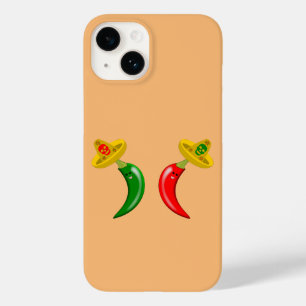 Funda Para iPhone 14 De Case-Mate Día de los Muertos Chilis Mexicanos