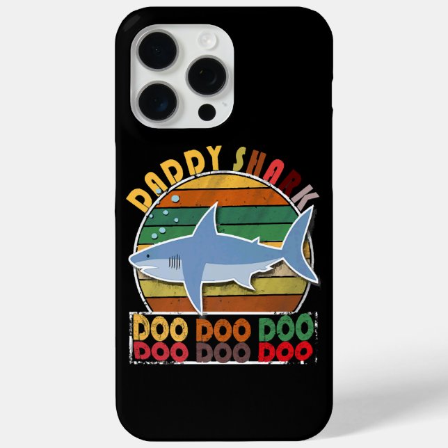 Funda De Case-Mate Para iPhone Día de los Padres del Tiburón (Reverso )