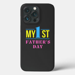 Funda Para iPhone 13 Pro Día de mi primer padre, primero. El día del padre