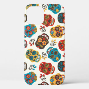 Funda Para iPhone 12 Día de Muertos, sin fisuras.