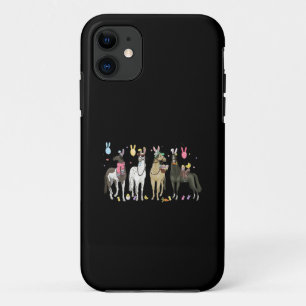 Funda Para iPhone 11 Día de Pascua de caballo divertido granja animal c