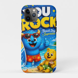 Funda Para iPhone 11 Pro Día de Playa Monstruo Tropical You Rock Collage