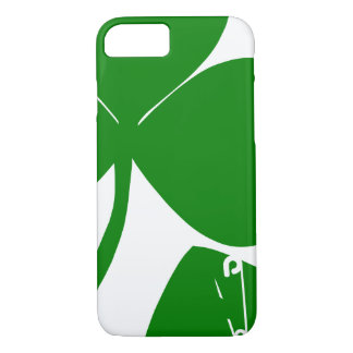 Funda Para iPhone 8/7 Día de San Patricio, 3 hojas suertudas y un mentón