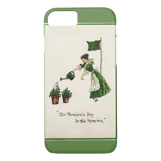 Funda De Case-Mate Para iPhone Día de San Patricio por la mañana (Reverso)