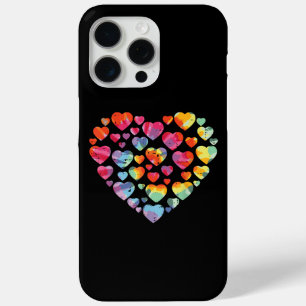 Funda Para iPhone 15 Pro Max Día de San Valentín Corazón Corazón Corazón Tye