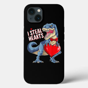 Funda Para iPhone 13 Día de San Valentín Dinosaurio I Robar corazones T