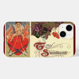 Funda Para iPhone 14 De Case-Mate Día de San Valentín Victoriano Antiguo Para Mi Cor