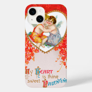 Funda Para iPhone 14 De Case-Mate Día de San Valentín Victoriano Antiguo, Querubines