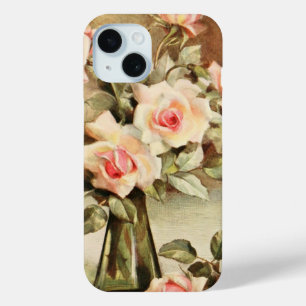 Funda Para iPhone 15 Día de San Valentín Vintage Amor Romance Rosas Ros