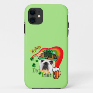 Funda Para iPhone 11 Día del Bulldog inglés St Patricks