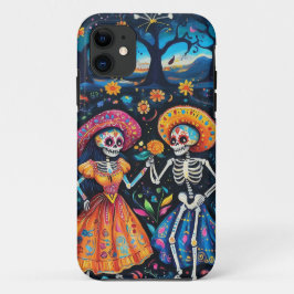 Funda Para iPhone 11 Día del diseño colorido muerto