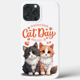 Funda Para iPhone 13 Pro Max "Día del gato bonito