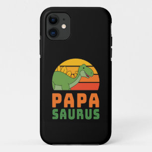 Funda Para iPhone 11 Día del Padre de los Dinosaurios Papasaurus