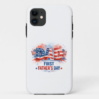 Funda Para iPhone 11 Día del Padre Patriótico
