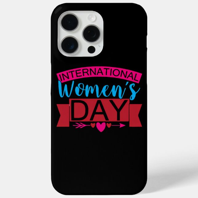 Funda De Case-Mate Para iPhone Día Internacional de la Mujer (Reverso )