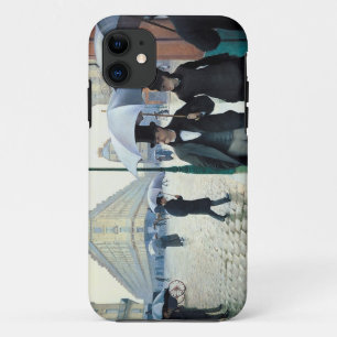 Funda Para iPhone 11 Día lluvioso de la calle de Gustave Caillebotte