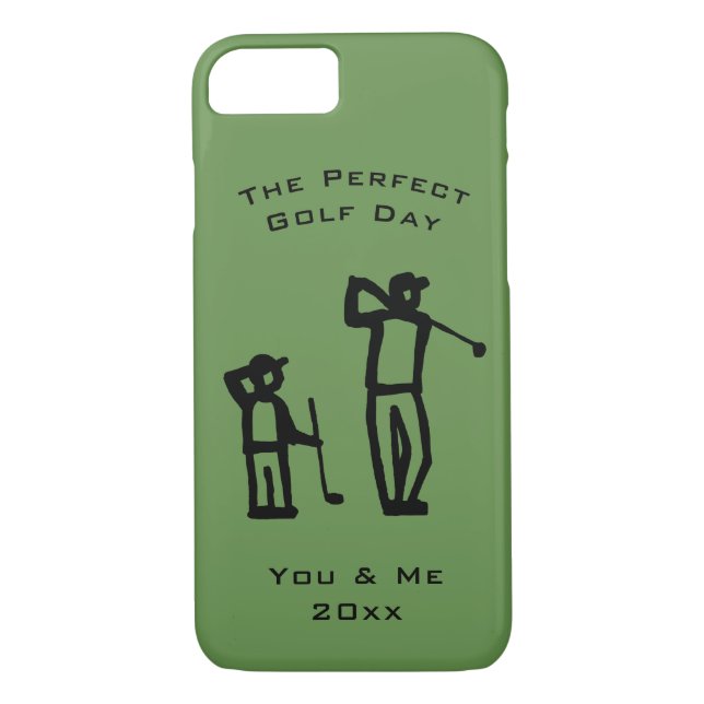 Funda De Case-Mate Para iPhone Día perfecto del golf (Reverso)