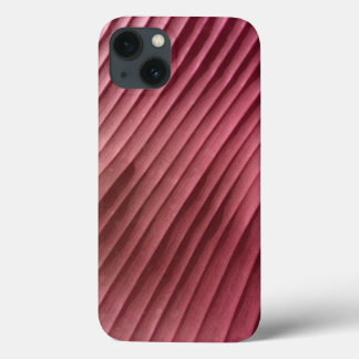 Funda Para iPhone 13 Diagonal Rojo Hoja