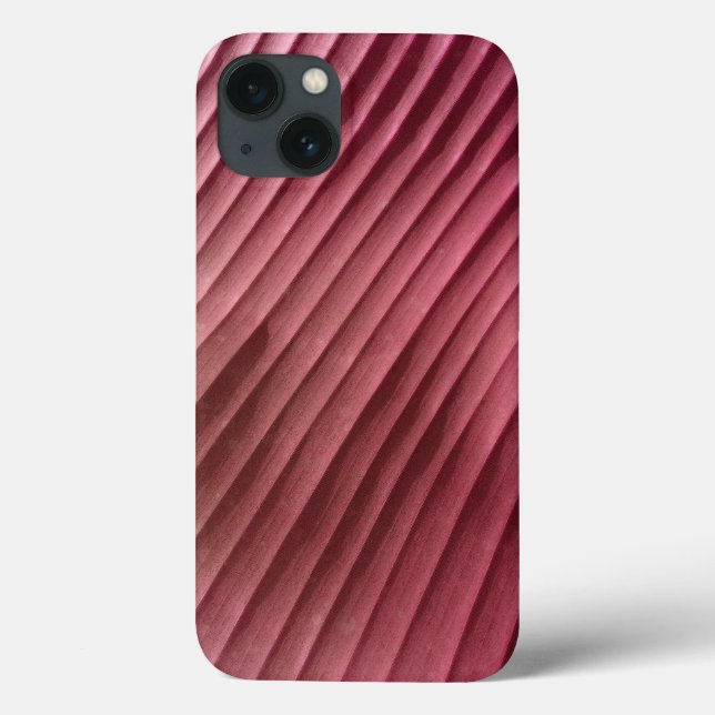 Funda De Case-Mate Para iPhone Diagonal Rojo Hoja (Reverso)
