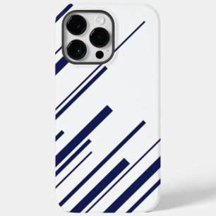 Funda Para iPhone 14 Pro Max De Case-Mate Diagonales en azul y blanco