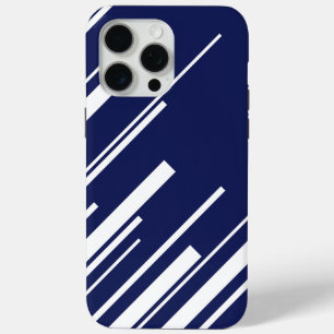 Funda Para iPhone 15 Pro Max Diagonarios - Azul y blanco