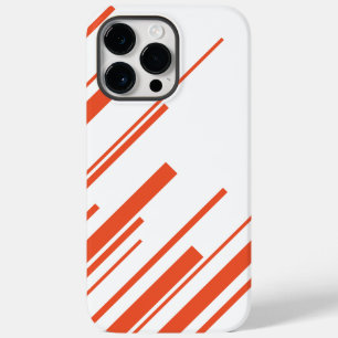 Funda Para iPhone 14 Pro Max De Case-Mate Diagonarios en Naranja y blanco