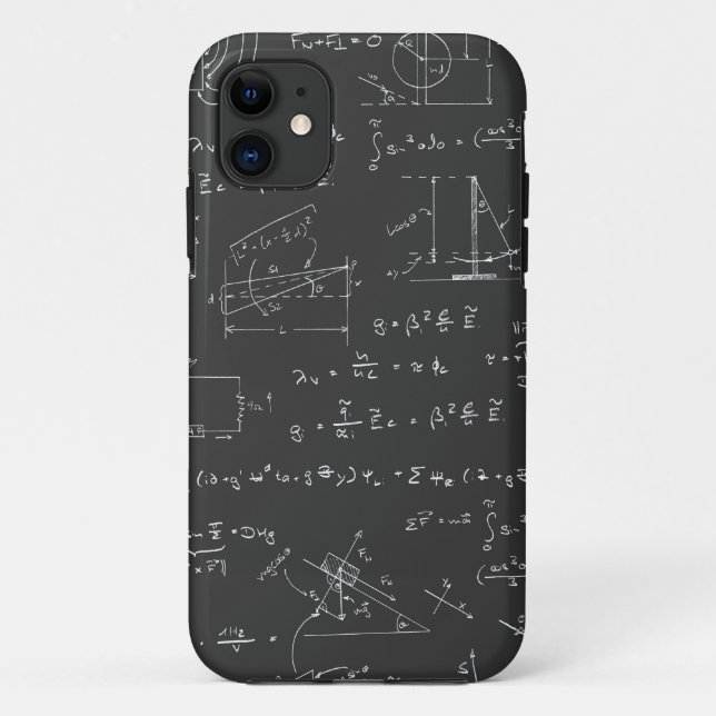Funda De Case-Mate Para iPhone Diagramas y fórmulas de la física (Reverso)