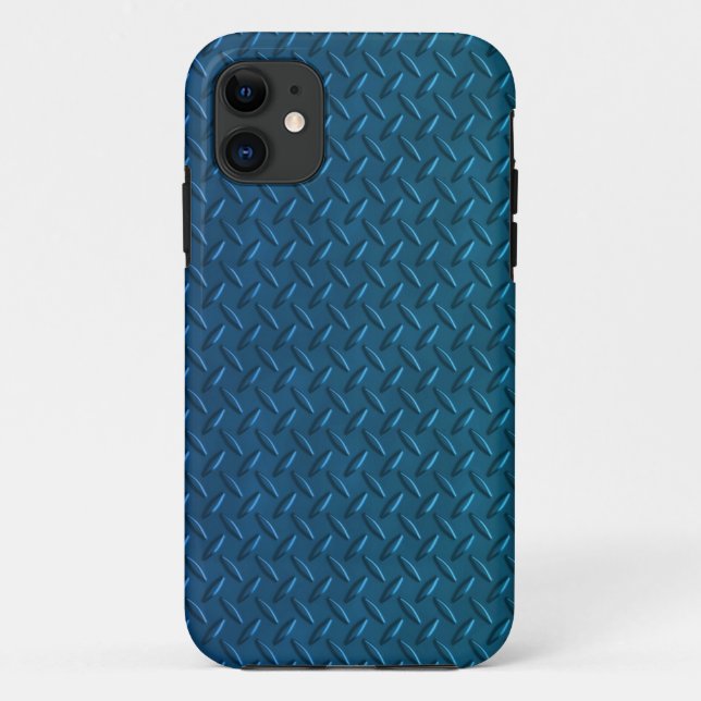 Funda De Case-Mate Para iPhone Diamante azul (Reverso)