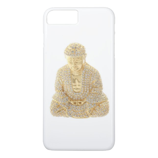 Funda De Case-Mate Para iPhone Diamante de imitación de Buda de Oro (Reverso)