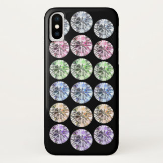 Funda Para iPhone X Diamante de imitación de color
