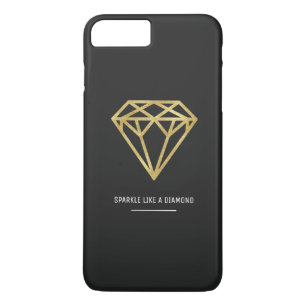 Funda Para iPhone 8 Plus/7 Plus Diamante de oro