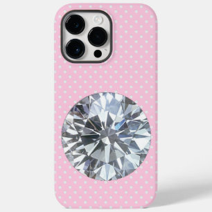 Funda Para iPhone 14 Pro Max De Case-Mate Diamante rosa