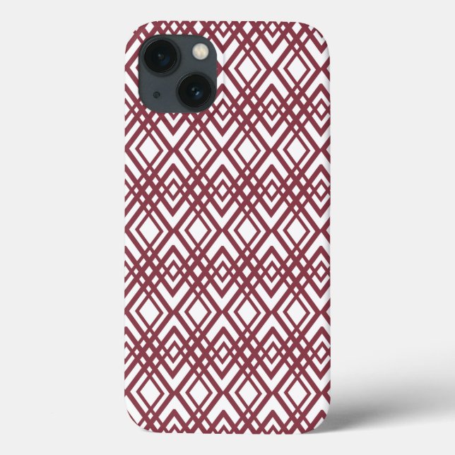 Funda De Case-Mate Para iPhone Diamantes Art Deco (Reverso)