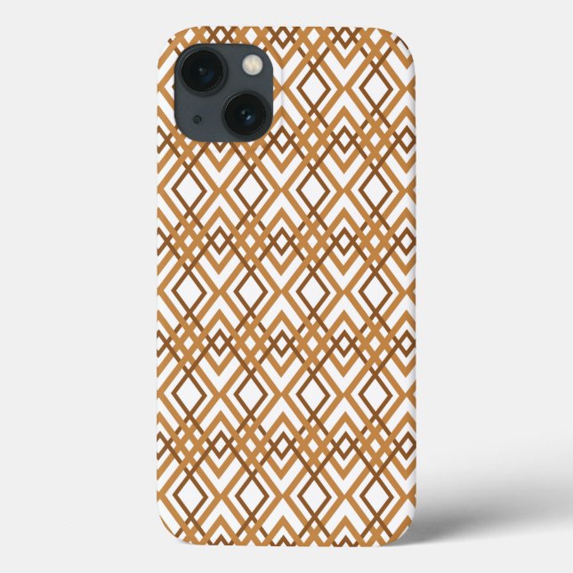 Funda De Case-Mate Para iPhone Diamantes Art Deco (Reverso)