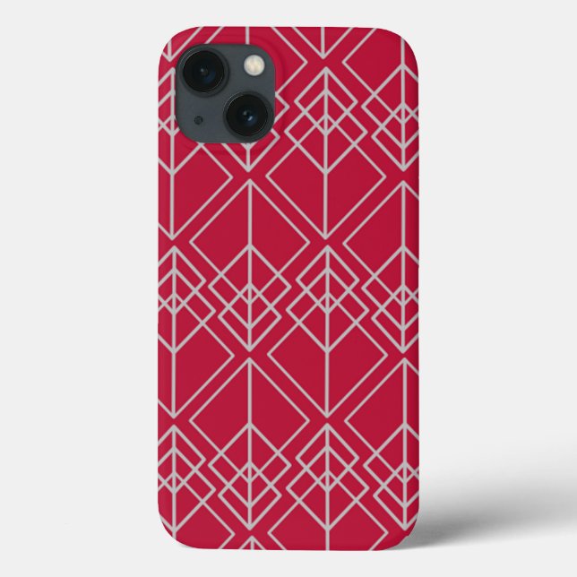 Funda De Case-Mate Para iPhone Diamantes Art Deco (Reverso)