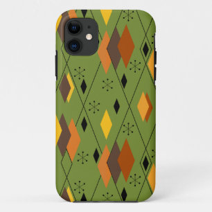 Funda Para iPhone 11 Diamantes atómicos de los años 1970