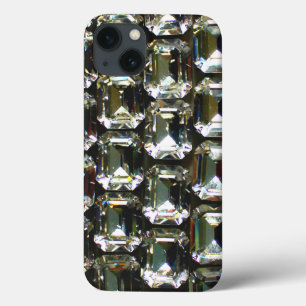 Funda Para iPhone 13 Diamantes, elegantes piedras preciosas