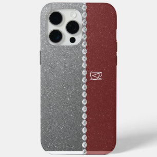Funda Para iPhone 15 Pro Max Diamantes minimalistas modernos y elegantes