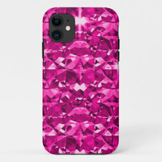 Funda Para iPhone 11 Diamantes rosados calientes