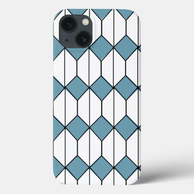 Funda De Case-Mate Para iPhone Diamantes y exageraciones Art Deco (Reverso)