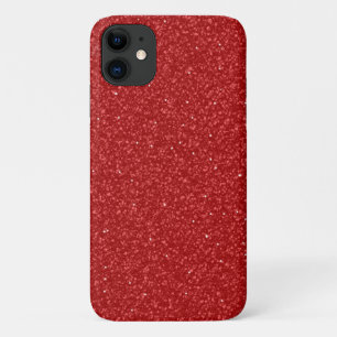 Funda Para iPhone 11 Diamantina roja