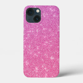 Funda Para iPhone 13 Mini Diamantina rosada