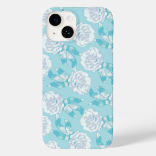 Funda Para iPhone 14 De Case-Mate Dianthus carnations aqua azul