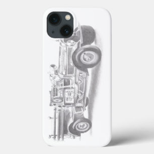 Funda Para iPhone 13 dibujo a lápiz de camión de bomberos vintage