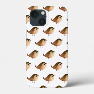 Funda Para iPhone 13 Mini Dibujo animado de pájaro gorrión
